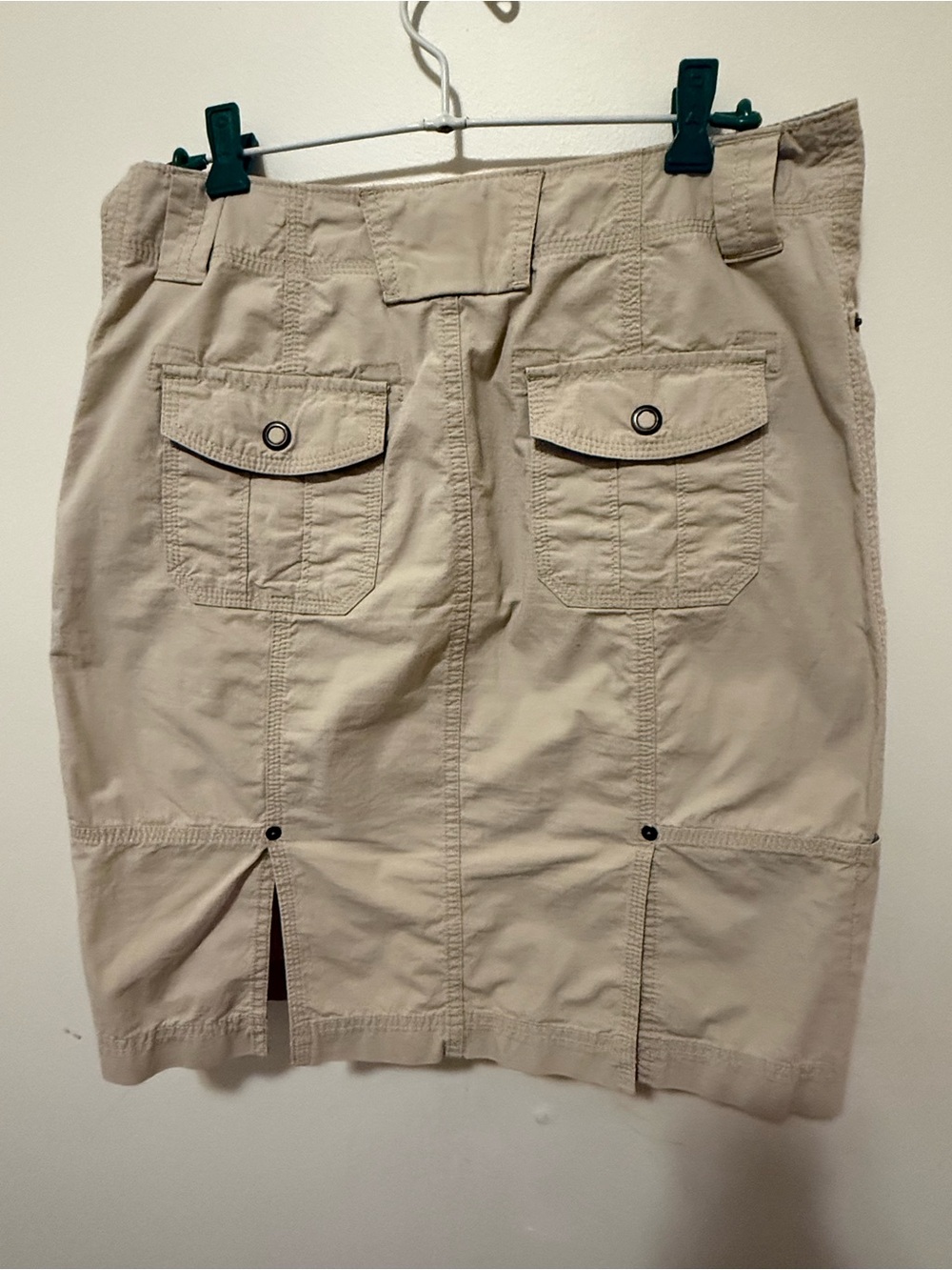 Eddie Bauer Beige Cargo Skirt